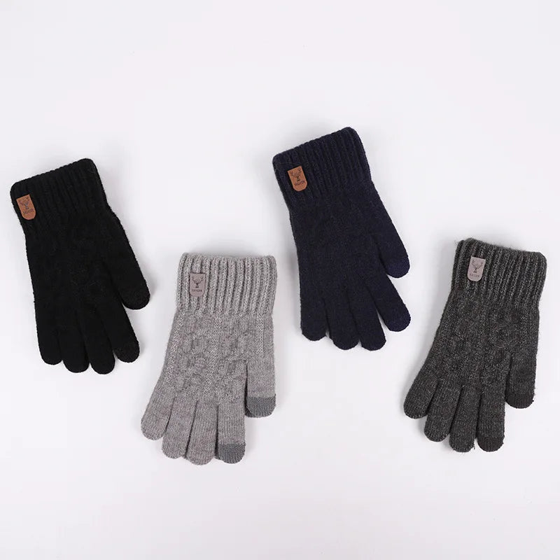 Winter Touch Screen Gloves – Warm Fleece Knit
