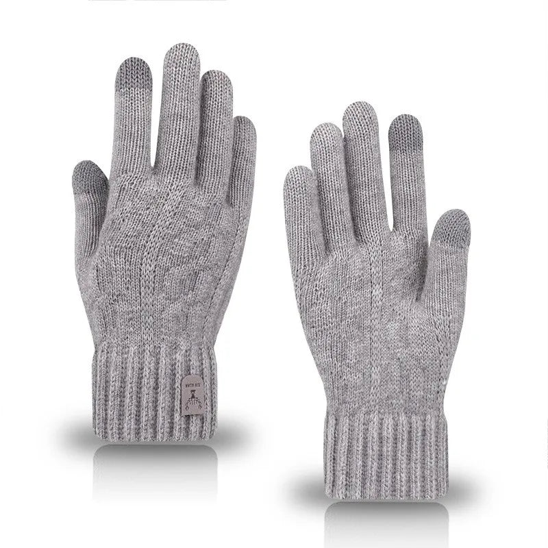Winter Touch Screen Gloves – Warm Fleece Knit