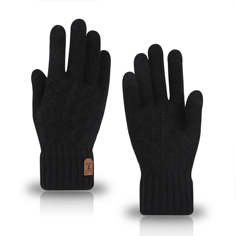 Winter Touch Screen Gloves – Warm Fleece Knit