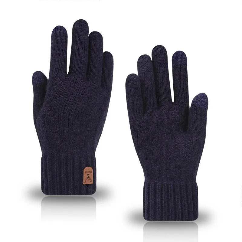Winter Touch Screen Gloves – Warm Fleece Knit