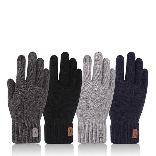 Winter Touch Screen Gloves – Warm Fleece Knit